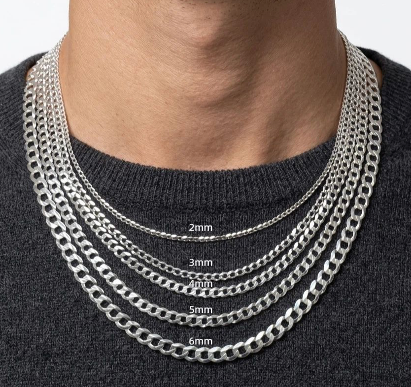 Flat Curb 14K Vermeil